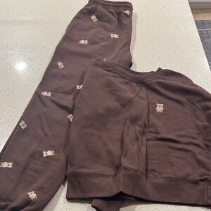Teddy Bear Sweat Set